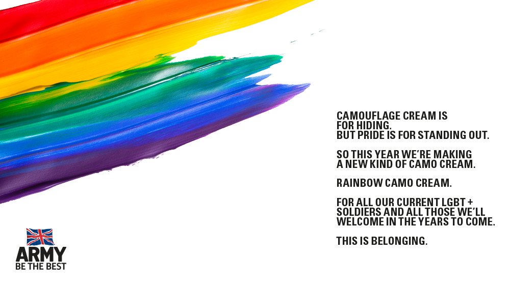 British Army ad for Pride