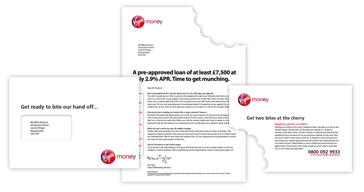 Finance direct mail experts