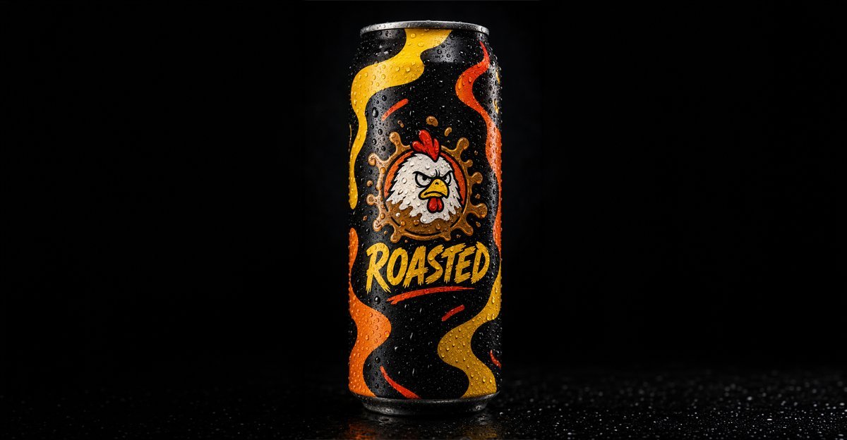 AI-generated energy drink can design — tips for new graphic designers on why AI can't replace human creativity